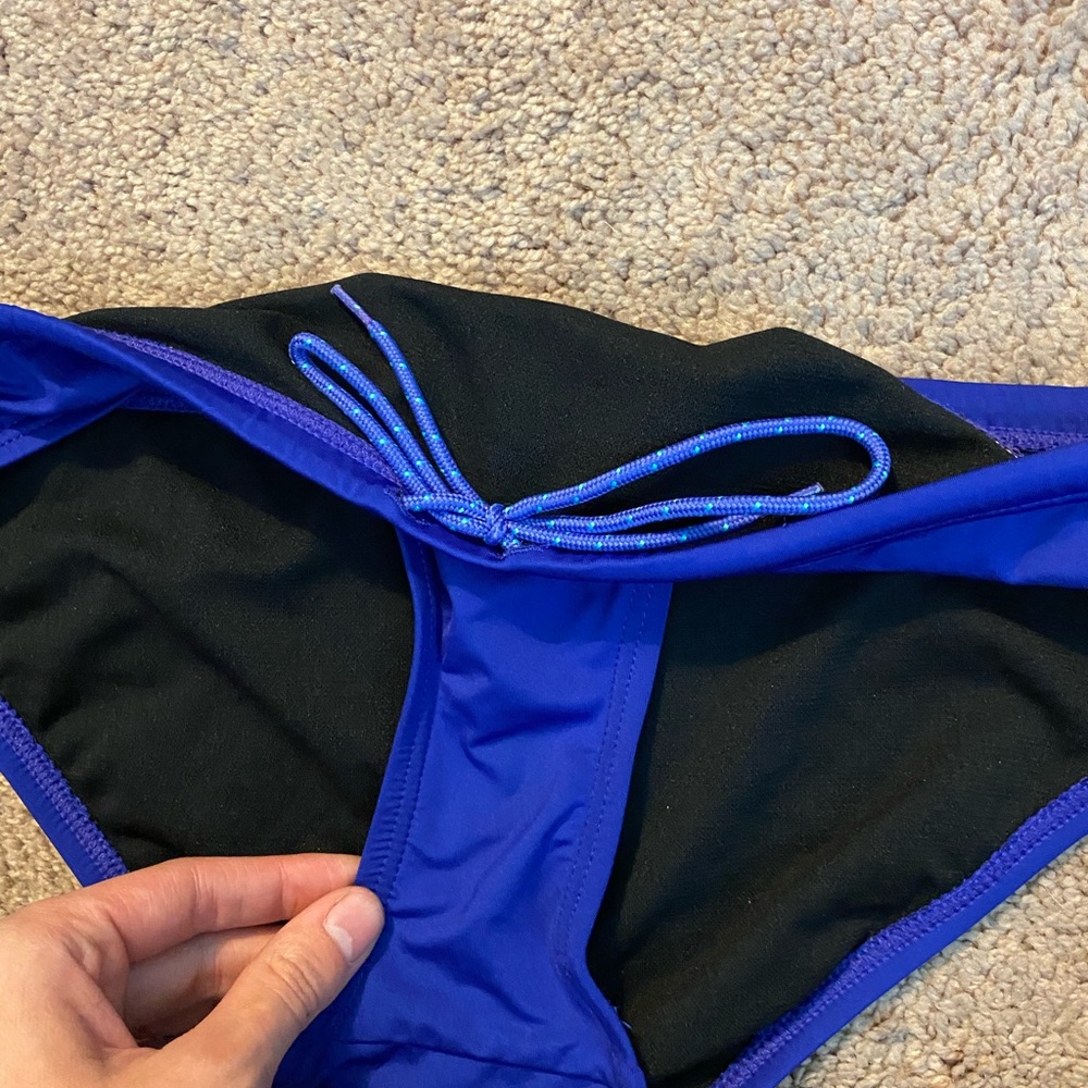 COPY - TYR royal blue bikini bottoms